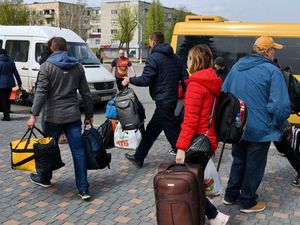 Supporting image for story: Hundreds of Ukrainians making county home