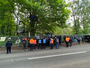 HS2 Bluebell Woods Protection Camp. Photo: Kerry Ashdown