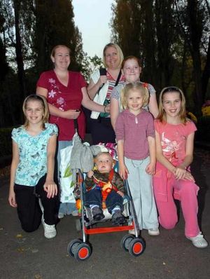 Dawn Stanley, aged 35, from Cheslyn Hay and children Hannah, four and twins Laura and Kelly, 11, were soaking up the atmosphere with 33-year-old Donna Power, of Bentley, and her children Lucy, 10, and 16-month-old Lucas. "We just really wanted to support the charity as it's such a good cause," said Dawn.nextpage