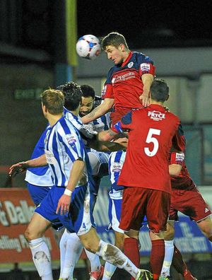 Dan Preston rises highest for Telford