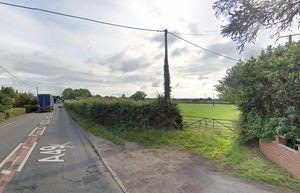 A view of the application site.