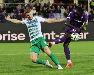 The New Saints' first league phase game in European competition took them to Italian giants Fiorentina and the Saints put in a good account of themselves in the 43,000-seater Stadio Artemio Franchi, holding on for 65 minutes before eventually succumbing 2-0 (Picture: The New Saints)