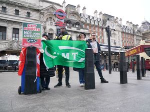 Supporting image for story: Month of rail chaos begins with first 48-hour strike, as nursing walkout looms