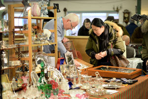 A range of items were on show at the antiques fair in Stafford.