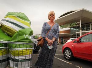 Amanda Browning, 62, from Stourbridge, said she was really sad about Waitrose closing because it was ‘a really nice store’