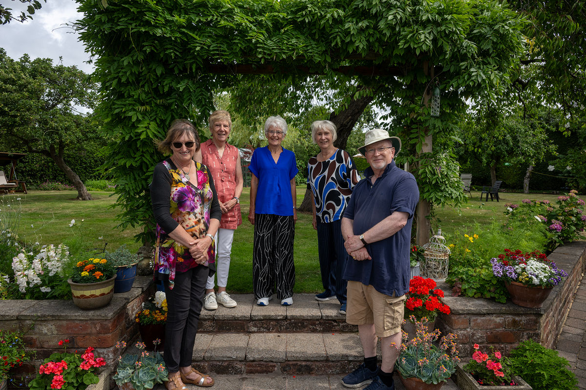 Housebuilder supports open gardens event in Fradley