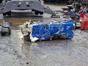 Supporting image for story: “Today marked an important milestone for the victims' families" - Detective speaks out as car in fatal Oldbury street racing crash is crushed