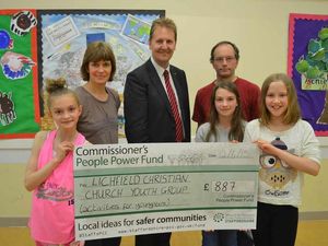 Supporting image for story: Commissioner's fund to help youth group