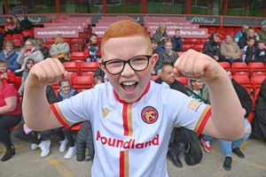 Walsall fan Oliver Pearce.