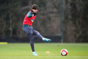 Wolves players at Compton - Norwich preparations (Getty)