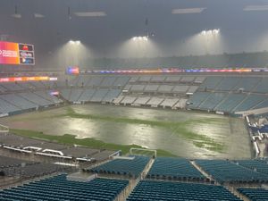 Supporting image for story: Wolves vs West Ham clash delayed as tropical storm descends on Jacksonville 