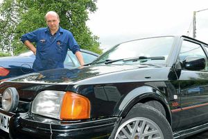 Mechanic Mel Williams, of Morda, had to pay £250 to get his stolen Ford Escort XR3 back