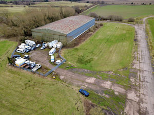 Supporting image for story: Huge aircraft hangar on former Shropshire RAF base snapped up for 'well over' £325k asking price