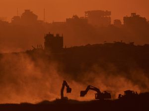 Supporting image for story: Red Cross hands over remains of four Israeli hostages