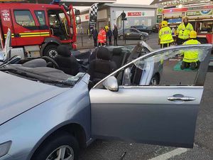 Supporting image for story: Woman cut free from Walsall crash