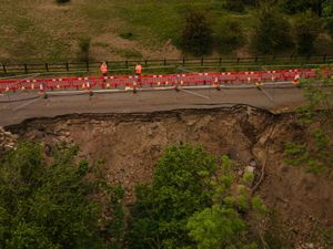 Supporting image for story: Proposal to fix road that was closed by landslip three years ago finally submitted