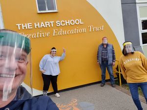 Supporting image for story: Staffordshire school makes protective visors for front line staff