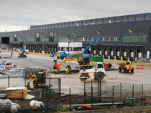 Supporting image for story: Lidl's huge new distribution centre next to the M6 nears completion
