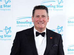 Tony Hadley attends The Shooting Star Ball in London in November 2023
