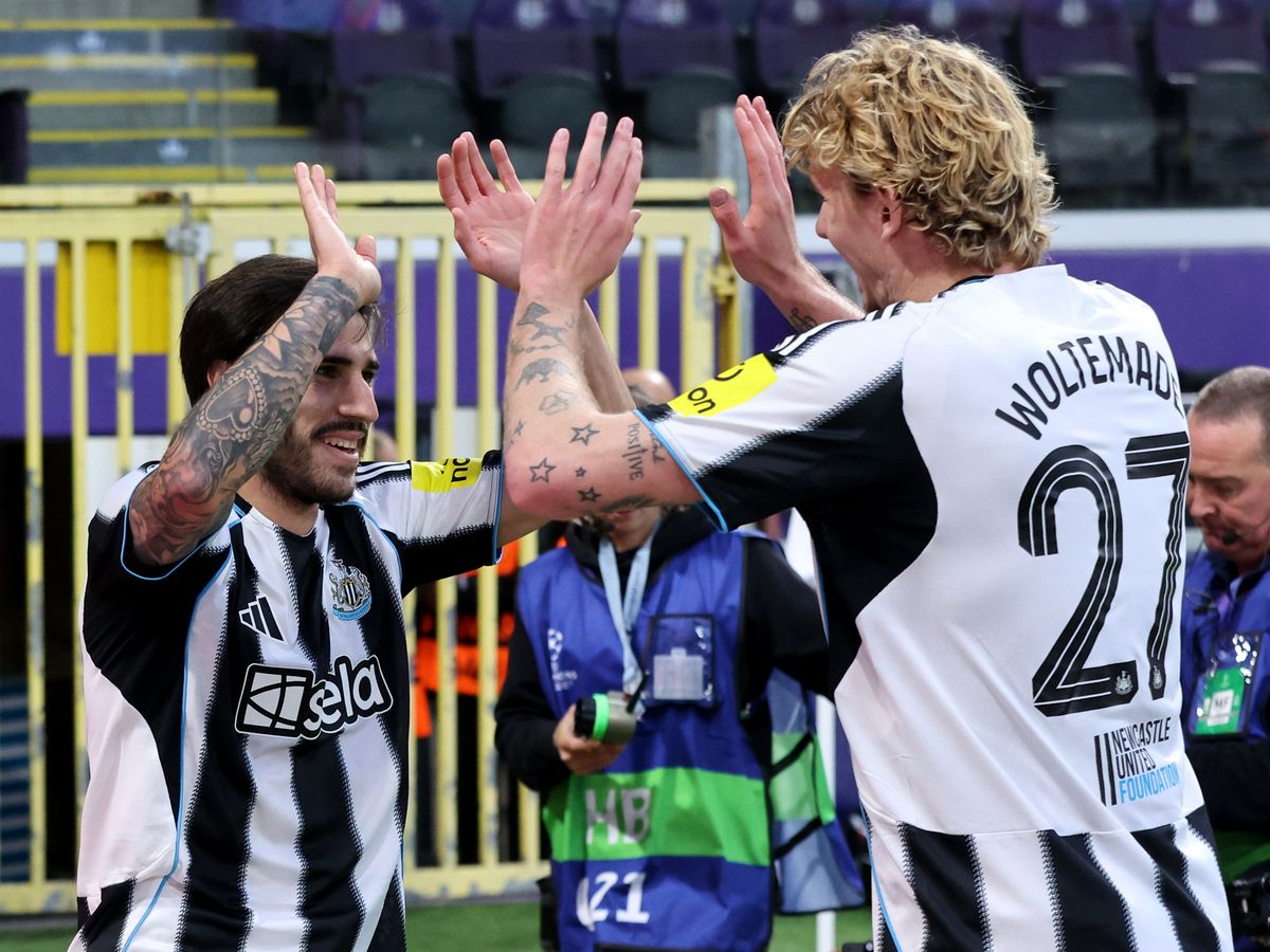 Newcastle hit four in dominant Champions League win at Union Saint-Gilloise