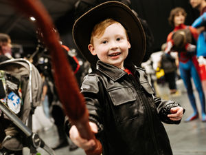 Supporting image for story: See inside Wales Comic Con as visitors from all over the UK arrive to take over Telford centre