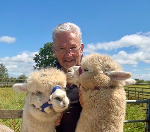 Harry Edwards and his Alpacas.