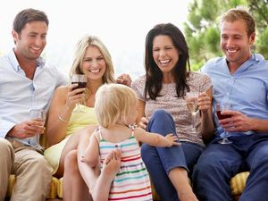 Supporting image for story: Being tipsy in front of your kids could affect them more than you think
