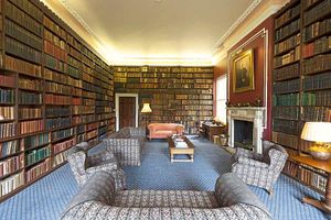 The library in the north wing