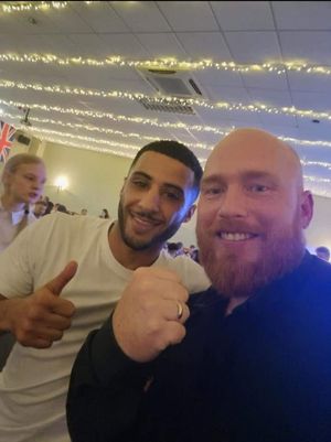 Lee Ellis with Galal Yafai