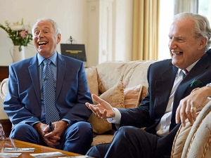 Supporting image for story: Old boys! TV pair reunite to recall Shrewsbury school days