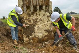 The limestone monoliths that will mark the path to Shropshire's first long barrow in 5,000 years