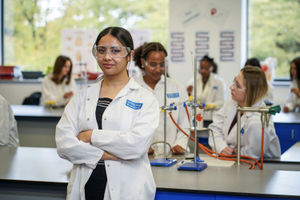 Students at Shireland Biomedical UTC Sixth Form develop practical and academic skills as part of their Post-16 studies.