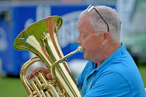 The Brass Buttons were part of the music at the event