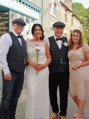 Peaky Blinders-themed wedding at Telford's Blists Hill Victorian Town