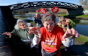 Maggie Thompson, with Shashi Bala, Rachael Merredeth and Georgie Wood.