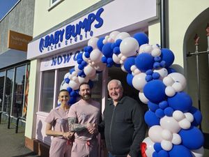 Councillor Pat Harley opens the new scan clinic in Dudley