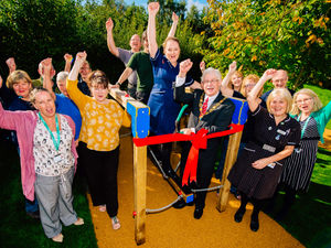 Supporting image for story: Fun time at Severn Hospice as new playground unveiled
