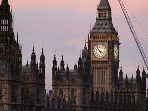 A view of the Palace of Westminster