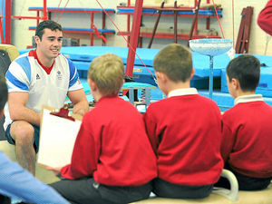 Supporting image for story: Shropshire primary school pupils meet Olympic heroes