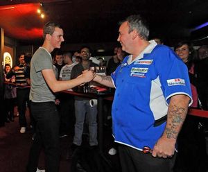 And Taylor, who hails from Stoke-on-Trent, was equally enthusiastic about it. "I've played some tough opponents in my life, but no-one quite like that before," the darts ace said.nextpage
