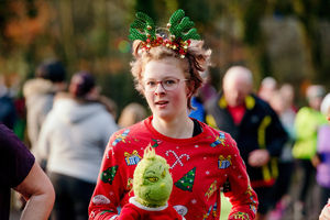 There was festive fun at the Telford Parkrun