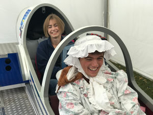 Supporting image for story: Festival gliding simulator a soaring success