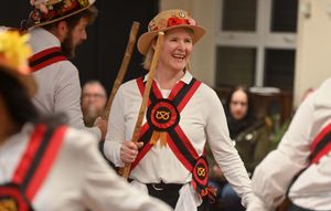 The Museum of Cannock Chase, where it was the Midwinter festival. Stafford Morris performed traditional dances.