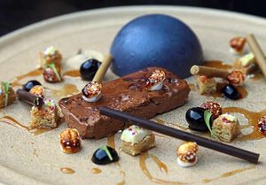 Chocs away – chocolate cluster parfait