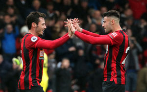 Bournemouth's Adam Smith (left) and Diego Rico (right) 