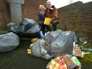Supporting image for story: Tonnes of rubbish dumped after fly-tippers force fence down
