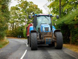 Supporting image for story: 'It can be extremely dangerous': Shropshire police warn farmers to clean muddy tractors before driving on roads