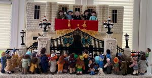 A sneak preview of the VE Day installation which we unveiled at Wonderwool Wales