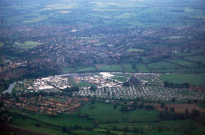 An undated aerial view of the West Mid Show showground.