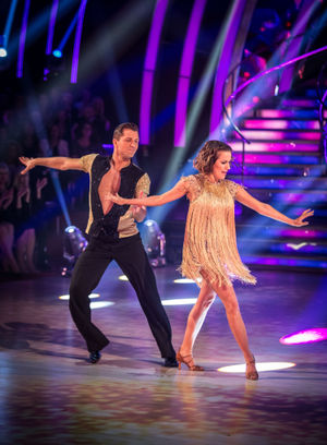 Pasha and Caroline Flack